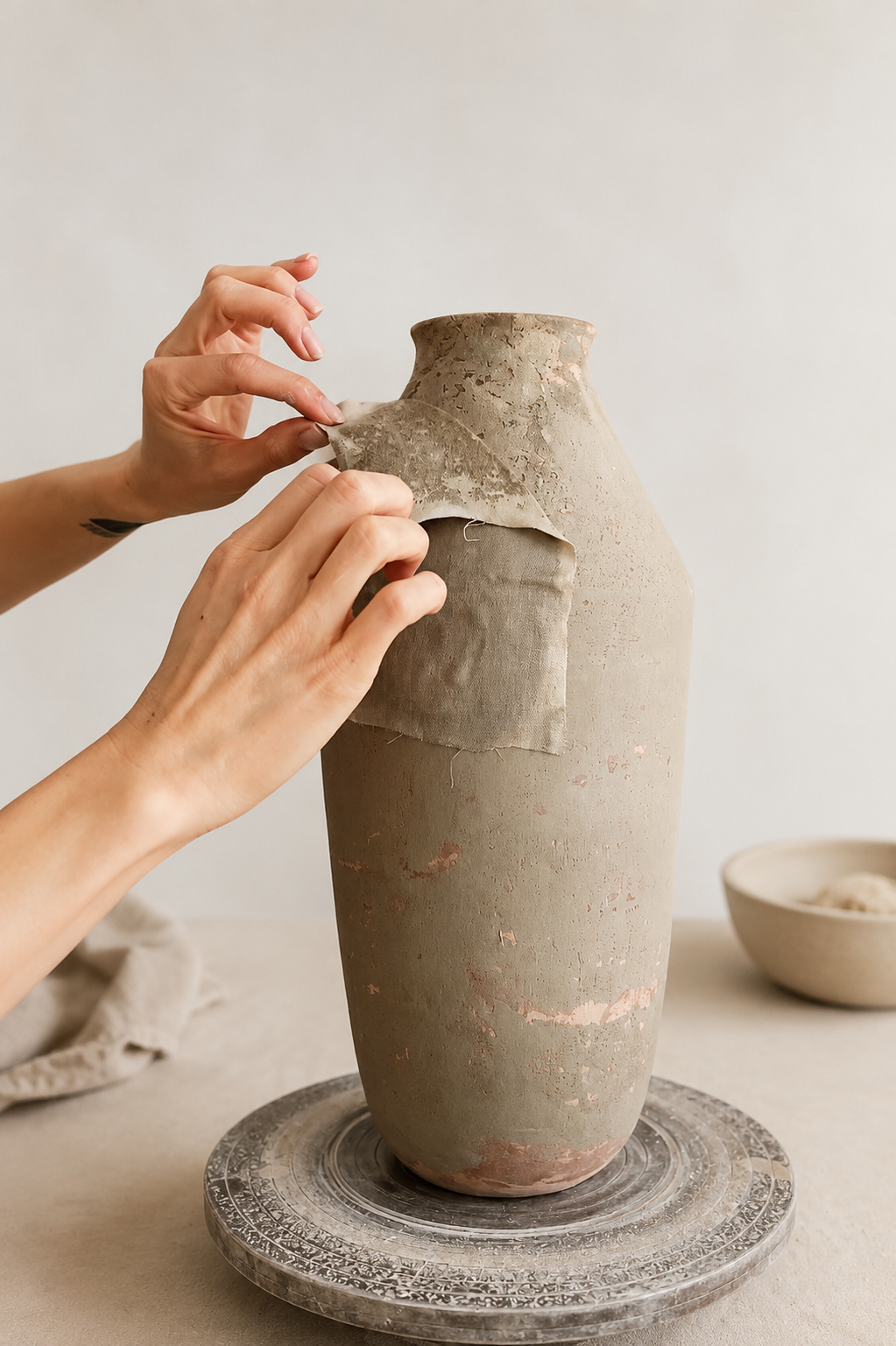 Pre-Bisque Surface Decoration Techniques
